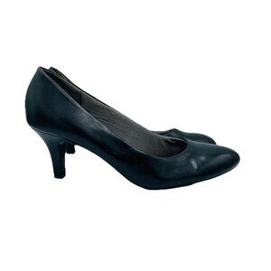 Life Stride Womens Heels Size 10 M Black Soft System Pump Slip On Parigi Shoes